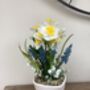 Spring Faux Silk Flower Arrangement Mothers Day Gift, thumbnail 5 of 5