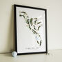 Personalised Watercolour Golf Map Framed For Any Golf Course, thumbnail 7 of 7