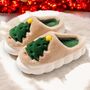 Plush Christmas Tree Bubble Slippers, thumbnail 6 of 11