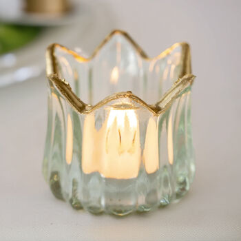 Tulip Glass Tea Light Holder, 4 of 4