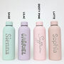 Personalised Insulated Chubby Drinks Bottle With Carry Handle, thumbnail 5 of 9