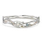 Organic Moonstone, Topaz And Pearl Bangle, thumbnail 1 of 6