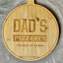 Bamboo Wood Pizza Board And Pizza Plate, thumbnail 7 of 10