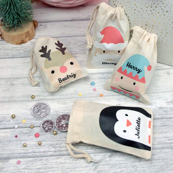 Personalised Christmas Character Gift Bags, 7 of 7