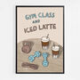 Gym Class And Iced Latte Print, thumbnail 7 of 9