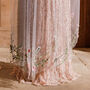 Colourful Embroidered Wildflower Wedding Veil, thumbnail 3 of 6