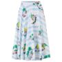 Isabelle Skirt In Cotton Seaside Print Vintage 1940s Style, thumbnail 1 of 2