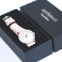 Ladies Architēct Silver Blanc With Pink Strap, thumbnail 3 of 5