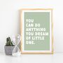 Children's Positivity Poster 'You Can Do Anything…', thumbnail 7 of 10