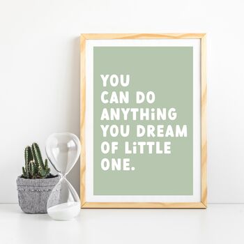 Children's Positivity Poster 'You Can Do Anything…', 7 of 10