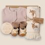 New Baby Gift Set Organic Zip Sleepsuit, thumbnail 1 of 5