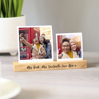 Personalised My Daddy My Hero Photo Block And Prints, 11 of 12
