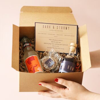 Personalised Dark And Stormy Cocktail Kit, 2 of 7