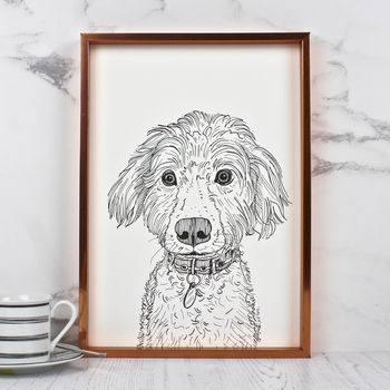 Personalised Pet Portrait Line Drawings, 5 of 11