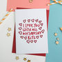 Love You With My Squishy Bits Valentines Card, thumbnail 2 of 2