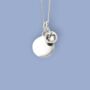 Genuine Diamond Cz Necklace In Sterling Silver, thumbnail 4 of 12