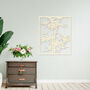 Handmade Wooden Bamboo Wall Art For Living Room Decor, thumbnail 8 of 9
