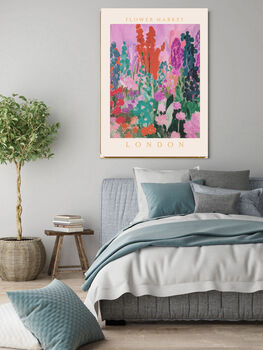 Flower Market London Art Print, 2 of 3
