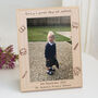 Personalised Wooden First Day At School Frame, thumbnail 1 of 6