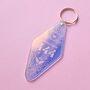 Iridescent Angel Numbers Lucky Keyring, thumbnail 4 of 5