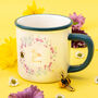 The Beekeeper 'Bee Happy' Ceramic Mug In Gift Box, thumbnail 1 of 4