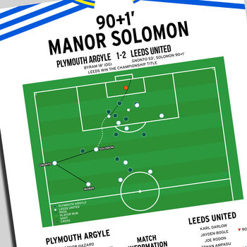 Manor Solomon Goal – Championship 2025 Leeds Print, 2 of 2
