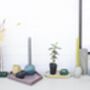 Sustainable Concrete Mini Vessel Planter Cylindrical, thumbnail 11 of 12