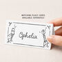 Hand Drawn Whimsical Wedding Table Numbers, thumbnail 4 of 6
