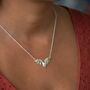 Sterling Silver Bat Necklace, thumbnail 3 of 10