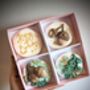 Personalised Hand Iced Little Acorns And Oak Leaf Biscuit Gift Box, thumbnail 2 of 8