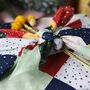 Reusable Traditional Patchwork Fabric Gift Wrap, thumbnail 3 of 5
