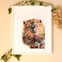 Inky Beaver Illustration Print, thumbnail 2 of 9