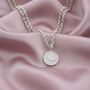 Feather Charm Sterling Silver Necklace, thumbnail 1 of 3