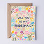 Will You Be My Bridesmaid Card, Bridesmaid Proposal, thumbnail 2 of 3