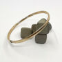 9ct Gold Mesh Slip On Bangle, thumbnail 2 of 8