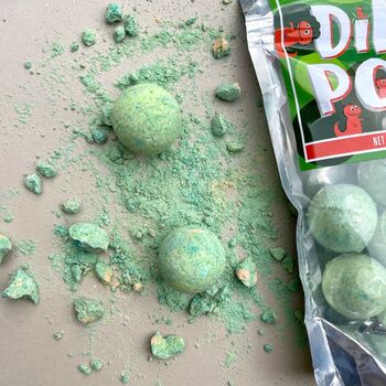 Bath Bombs 'Dino Poop' Tropical Scented, 2 of 2