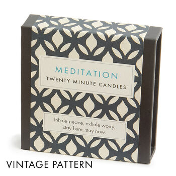 'Meditation' Twenty Minute Candles, 5 of 12