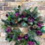 Luxury Faux Christmas Peacock Wreath, thumbnail 1 of 12