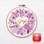 Love Blooms Hand Embroidery Pdf Pattern Digital Product, thumbnail 1 of 10