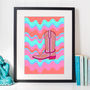 Cowgirl Boot Illustration Art Print, thumbnail 1 of 3