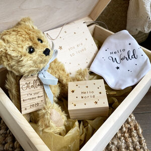 Personalised Starry Baby Gift Set By Made At The Mill