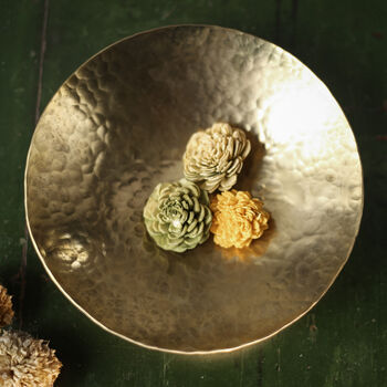 19th Anniversary Gift Large Bronze Bowl, 4 of 5