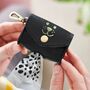 Leather Dog Face Poop Bag Holder, thumbnail 3 of 8