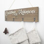 Personalised With Family Name Christmas Stocking Hanger, thumbnail 3 of 6