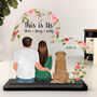 Personalised Couple And Pets Family Heart Plaque, thumbnail 1 of 11