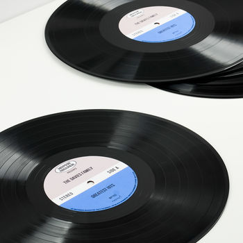Personalised Vinyl Record Placemats, 2 of 12