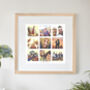 Personalised Nine Photo Collage Print, thumbnail 1 of 7