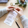 Modern Christmas Menu With Place Card, thumbnail 10 of 10