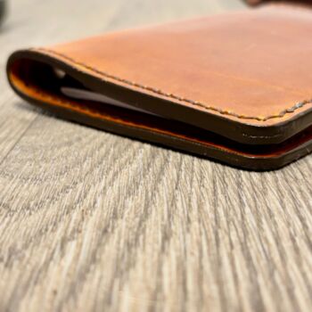 Leather Passport Holder, Burnt Tan, 5 of 7
