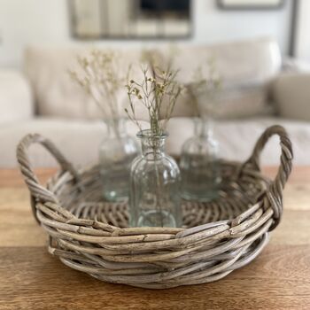 Round Woven Tray With Handles 37cm, 3 of 6